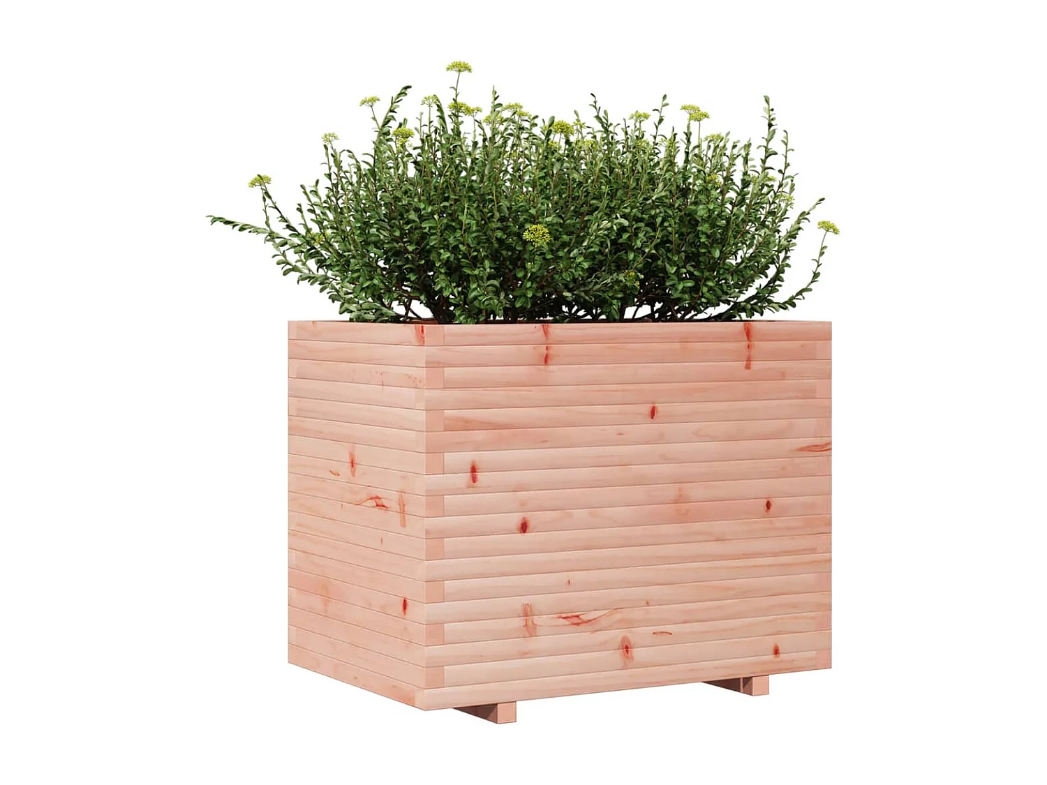 Vaso/floreira de jardim 90x60x72,5 cm madeira de douglas maciça