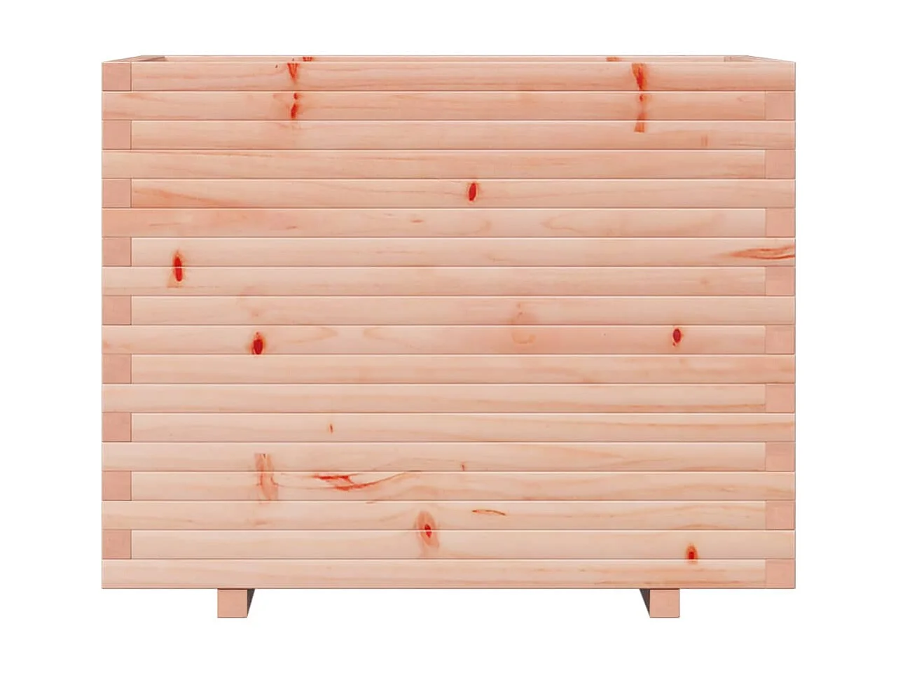 Vaso/floreira de jardim 90x60x72,5 cm madeira de douglas maciça