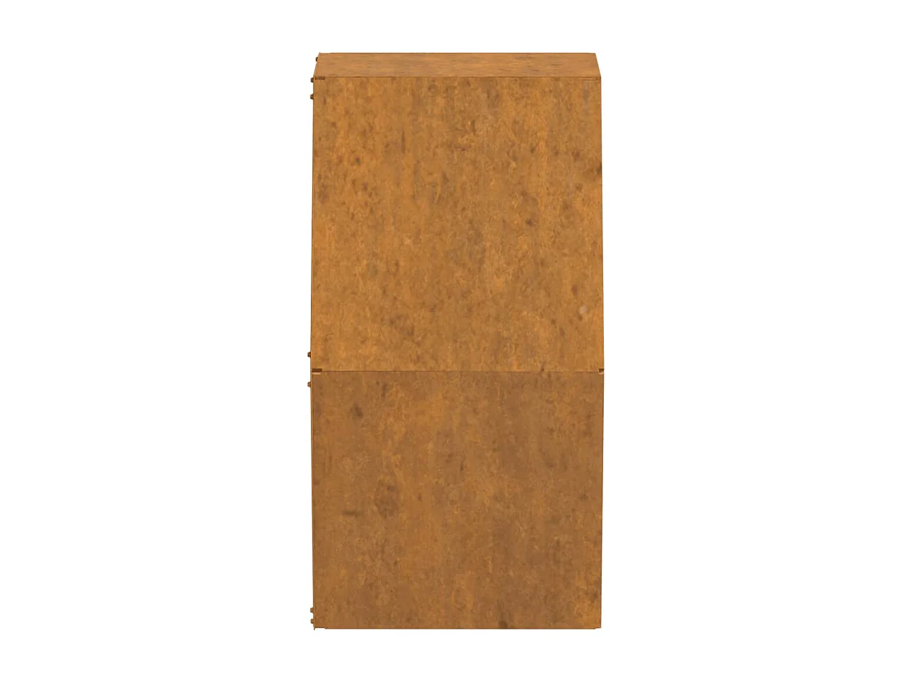 Jardinières murales 2 pcs Rouillé Acier corten 30x10x25 cm