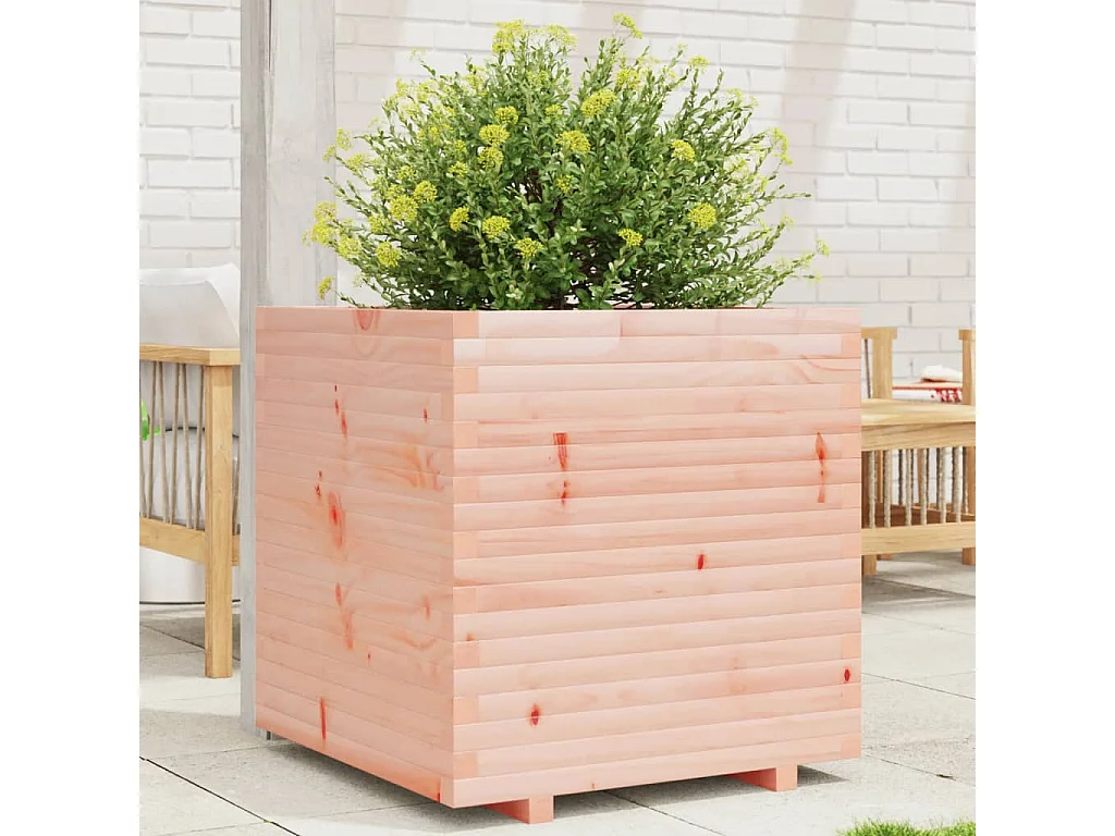 Pflanzkübel 70x70x72 cm Massivholz Douglasie