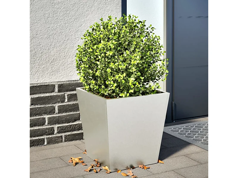 Fioriera da Giardino 40x40x40 cm in Acciaio Inox