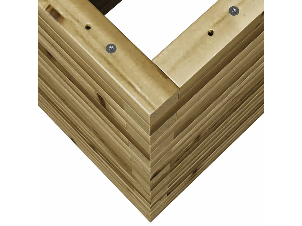 Jardinière 90x40x68,5 cm bois de pin imprégné
