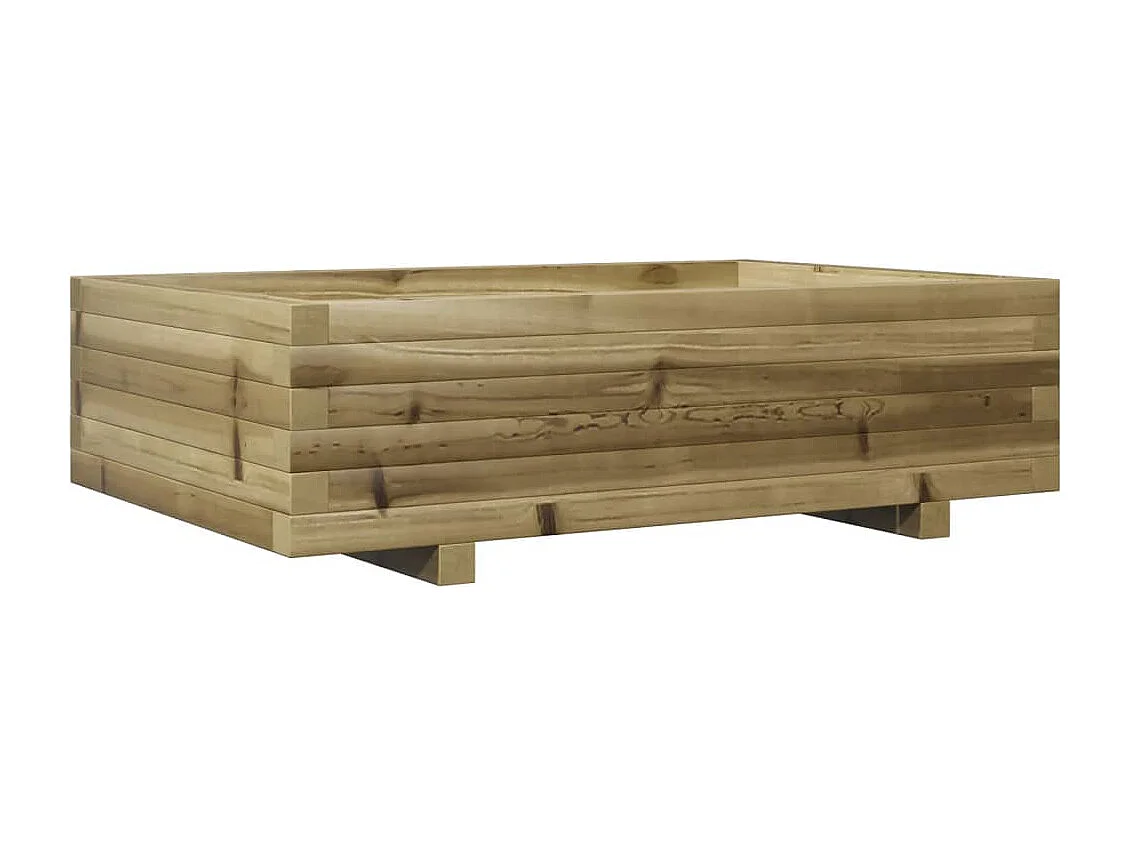 Jardinière 90x60x26,5 cm bois de pin imprégné