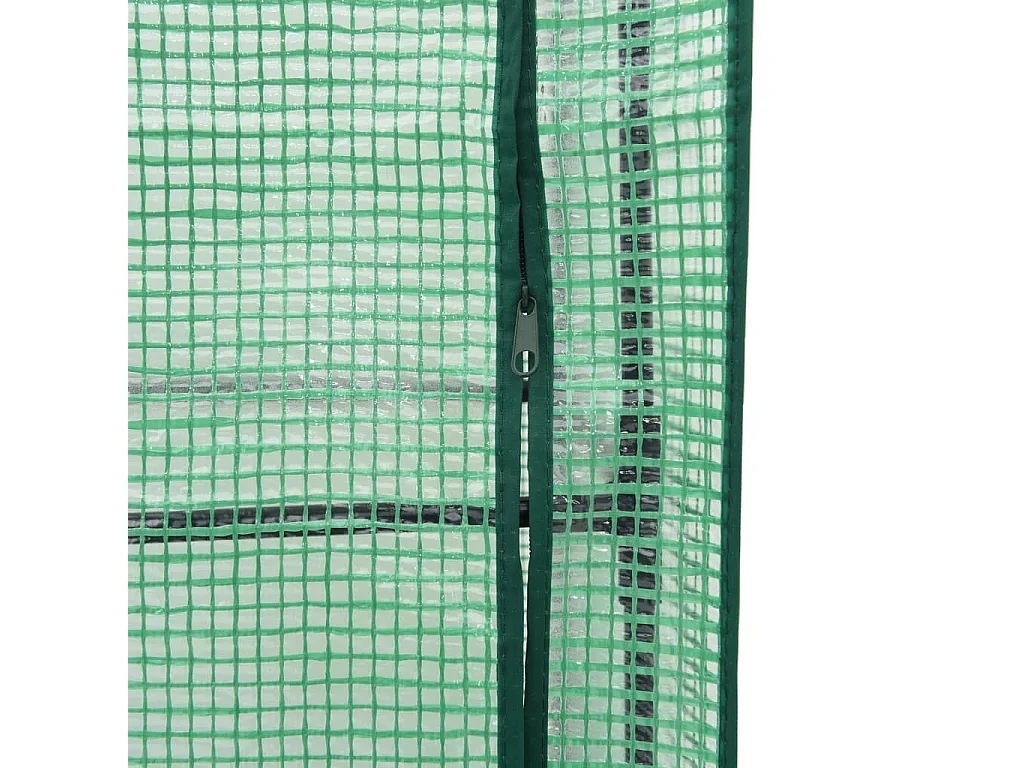 Jardinière surélevée avec housse aspect rotin 160x40x140 cm