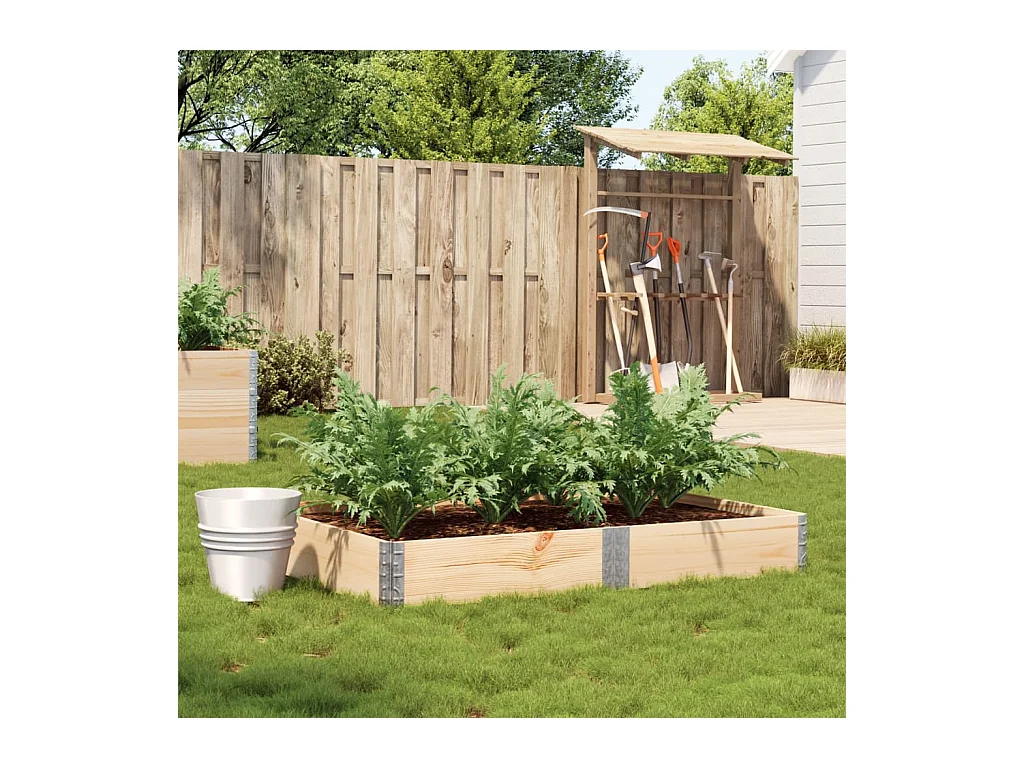 Plantenbak 150x100 cm massief grenenhout