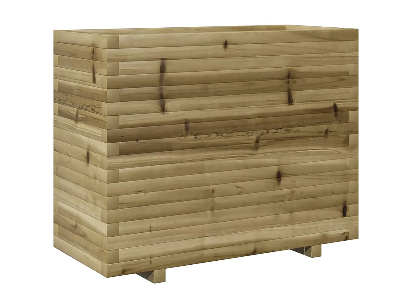 Jardinière 90x40x72,5 cm bois de pin imprégné