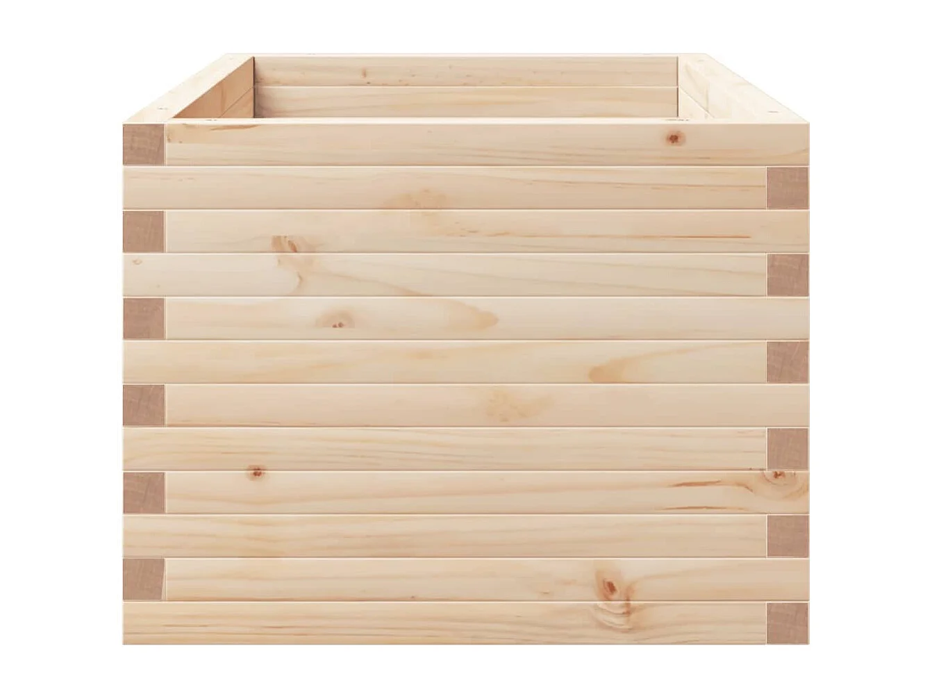 Jardinera madera maciza de pino 90x60x49,5 cm