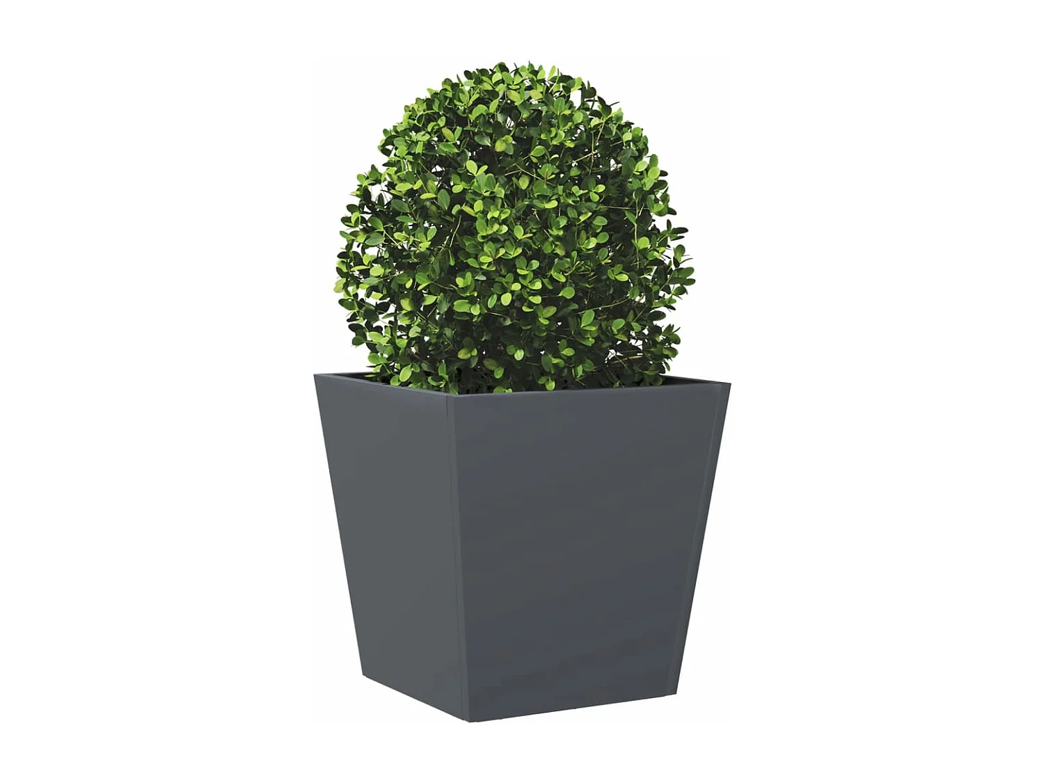 Fioriere da Giardino 2 pz Antracite 40x40x40 cm in Acciaio