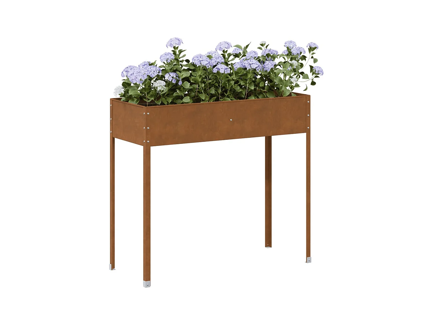 Fioriera da Giardino 100,5x40,5x90 cm in Acciaio Corten