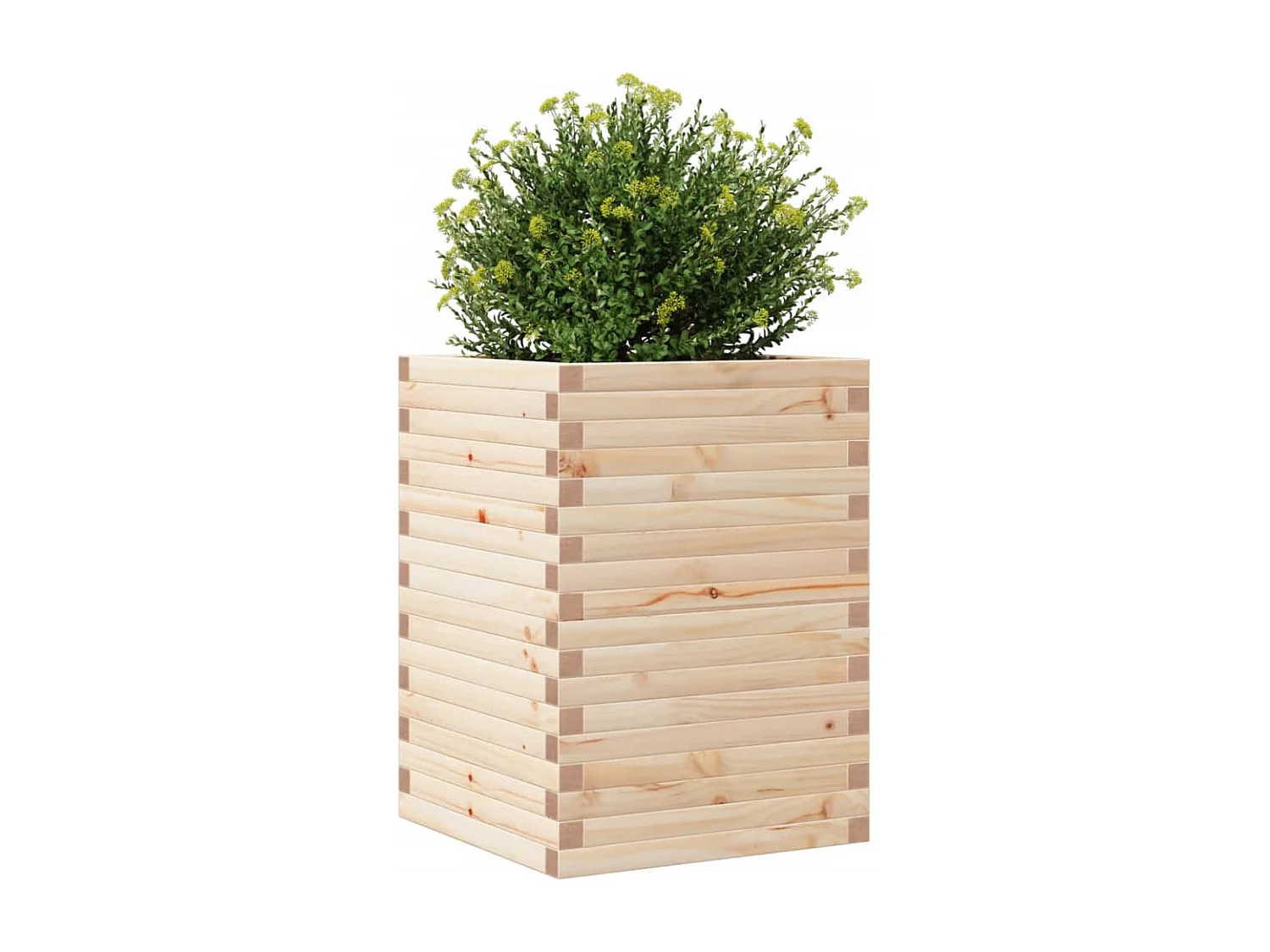 Jardinière 50x50x68,5 cm bois de pin massif