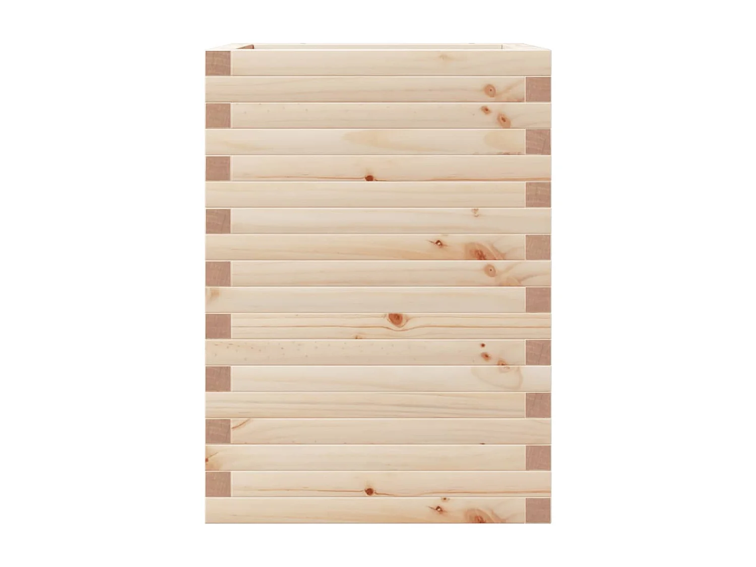 Jardinière 50x50x68,5 cm bois de pin massif