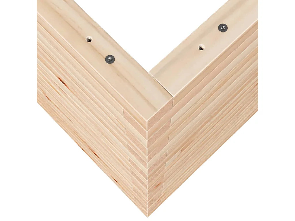 Jardinière 50x50x68,5 cm bois de pin massif