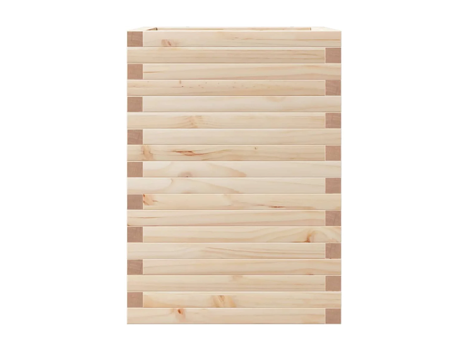 Jardinière 50x50x68,5 cm bois de pin massif