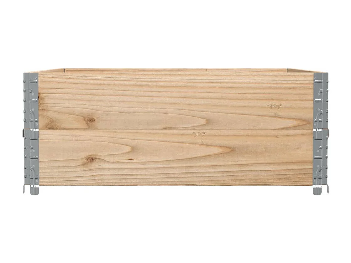 Jardinière 100x100 cm bois de pin massif