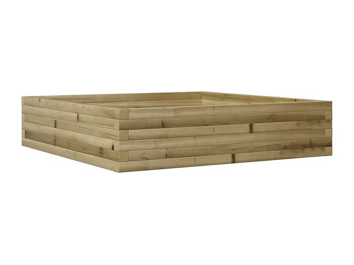 Pflanzkübel 100x100x23 cm Kiefernholz Imprägniert