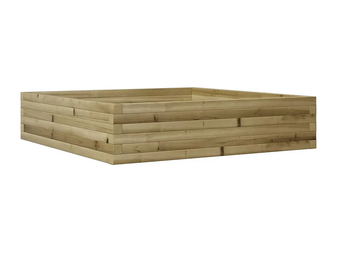 Pflanzkübel 100x100x23 cm Kiefernholz Imprägniert