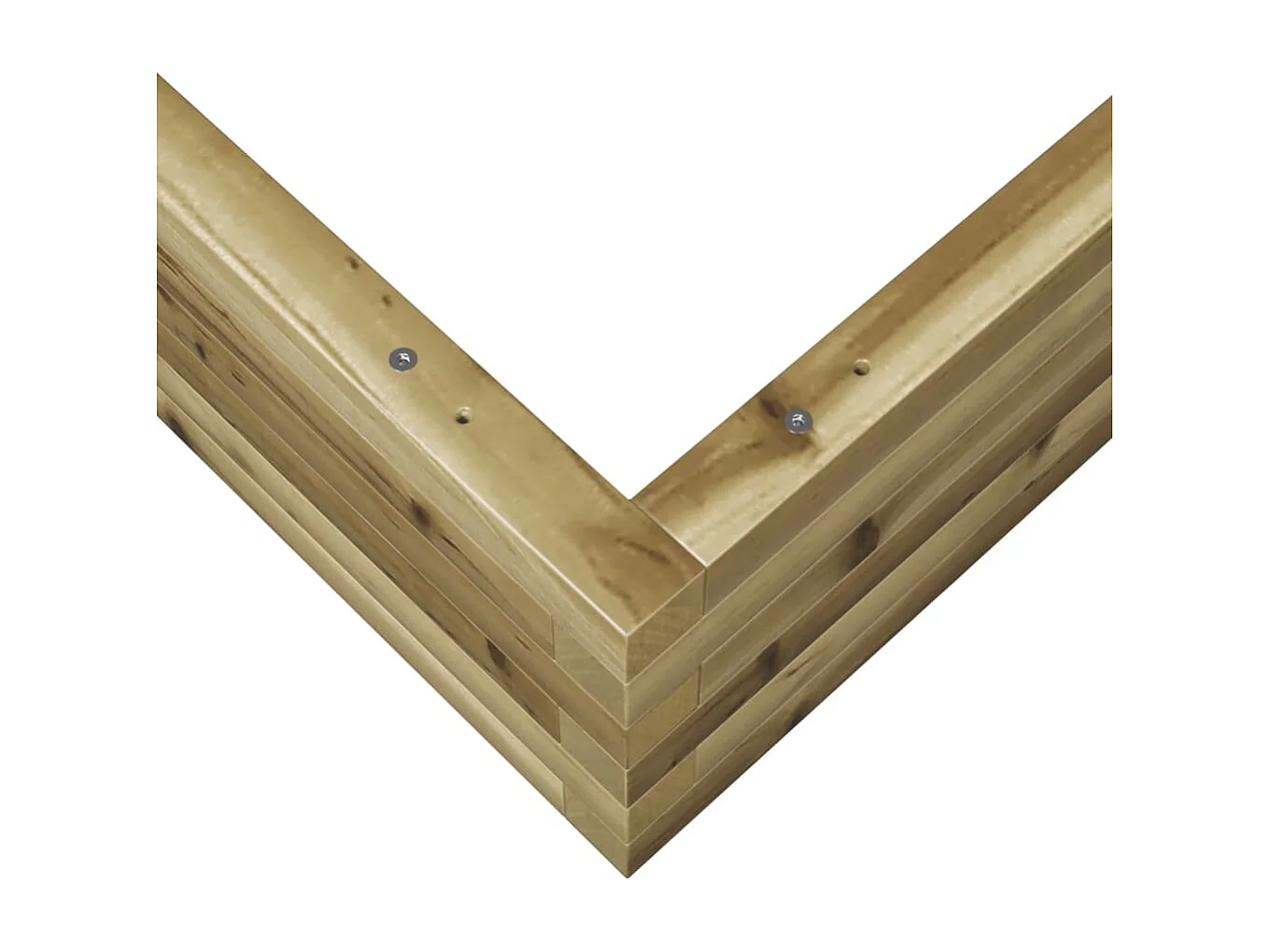 Pflanzkübel 100x100x23 cm Kiefernholz Imprägniert