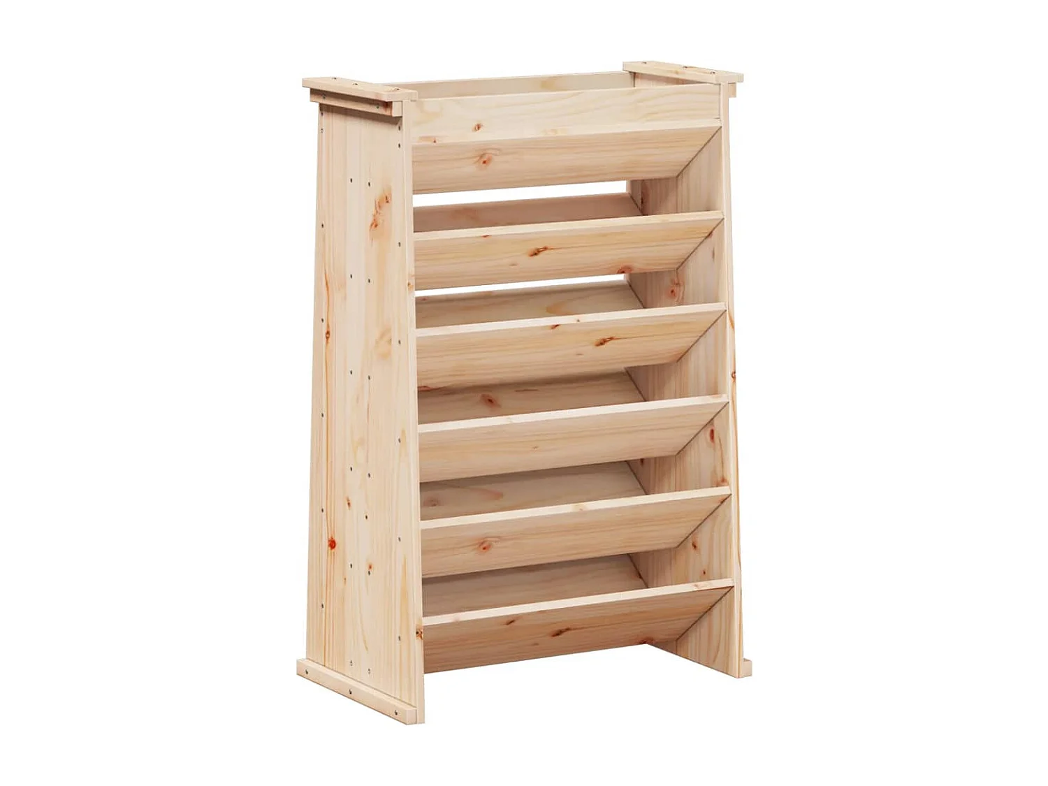 Kruidenbak 6-laags 69x40x101,5 cm massief grenenhout