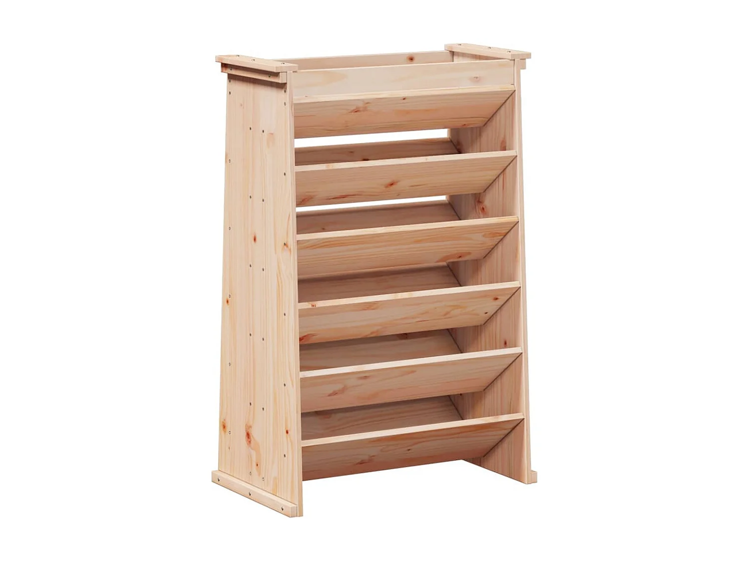 Kruidenbak 6-laags 69x40x101,5 cm massief grenenhout