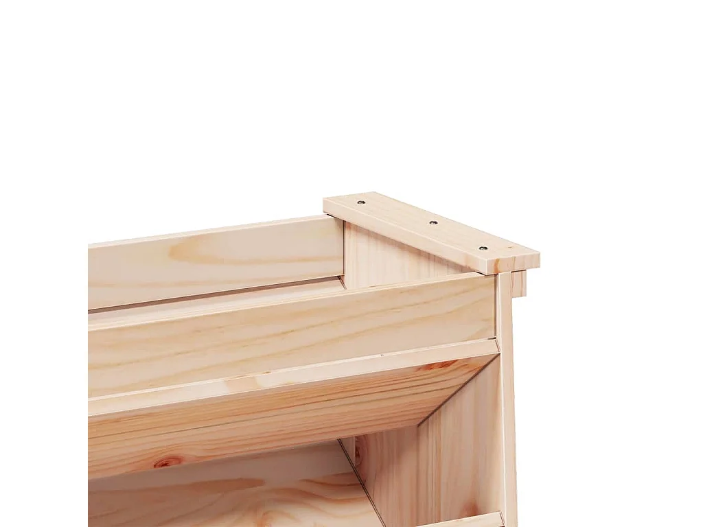 Kruidenbak 6-laags 69x40x101,5 cm massief grenenhout