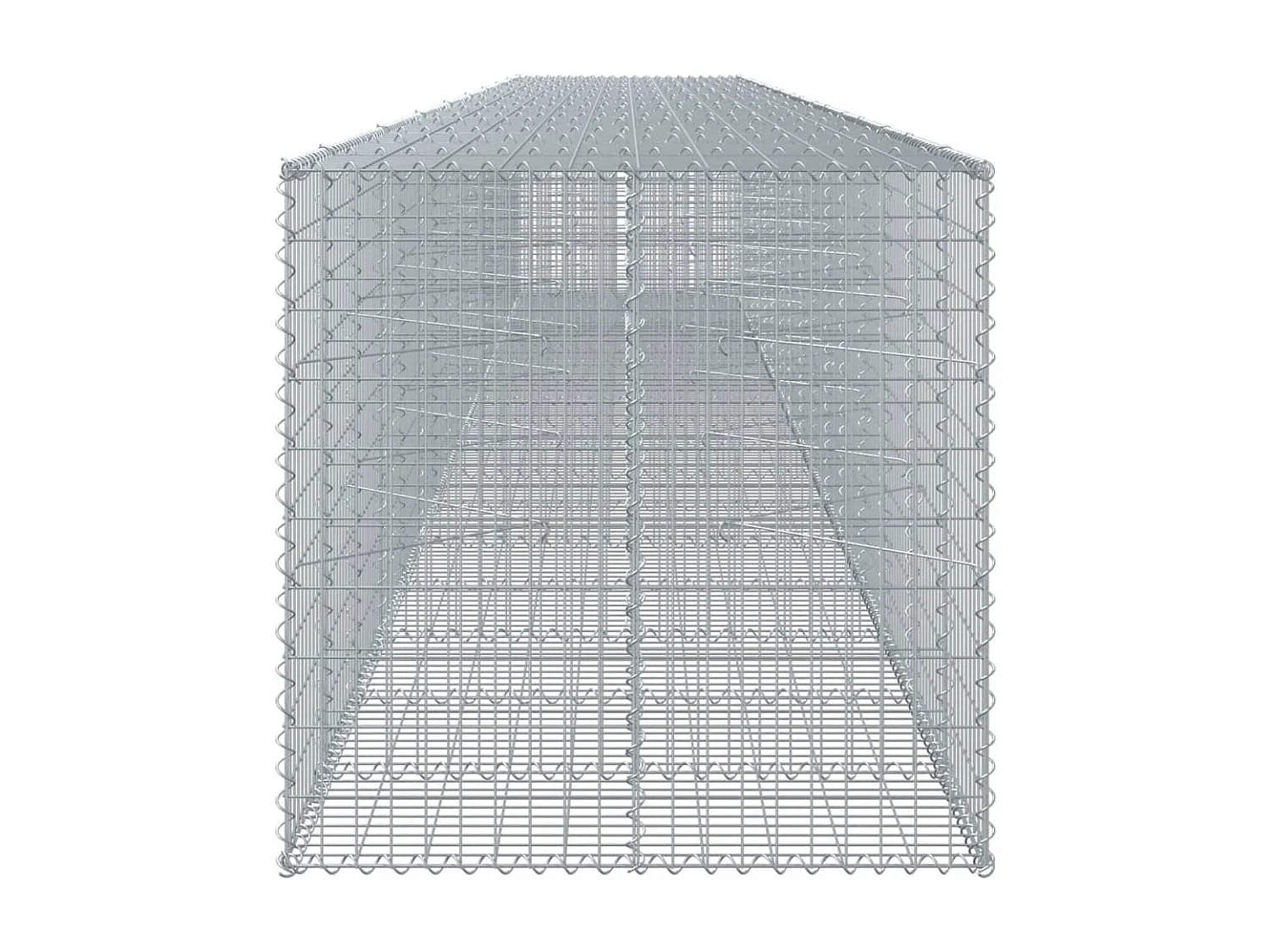 Panier gabion avec couvercle 950x100x100 cm fer galvanisé