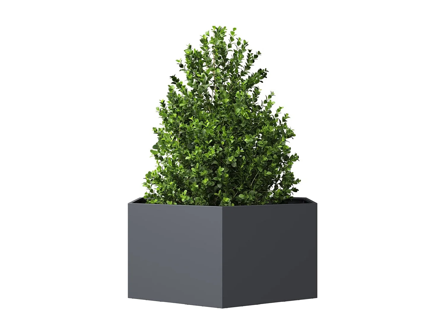 Pflanzkübel Anthrazit Sechseckig 104x90x45 Stahl