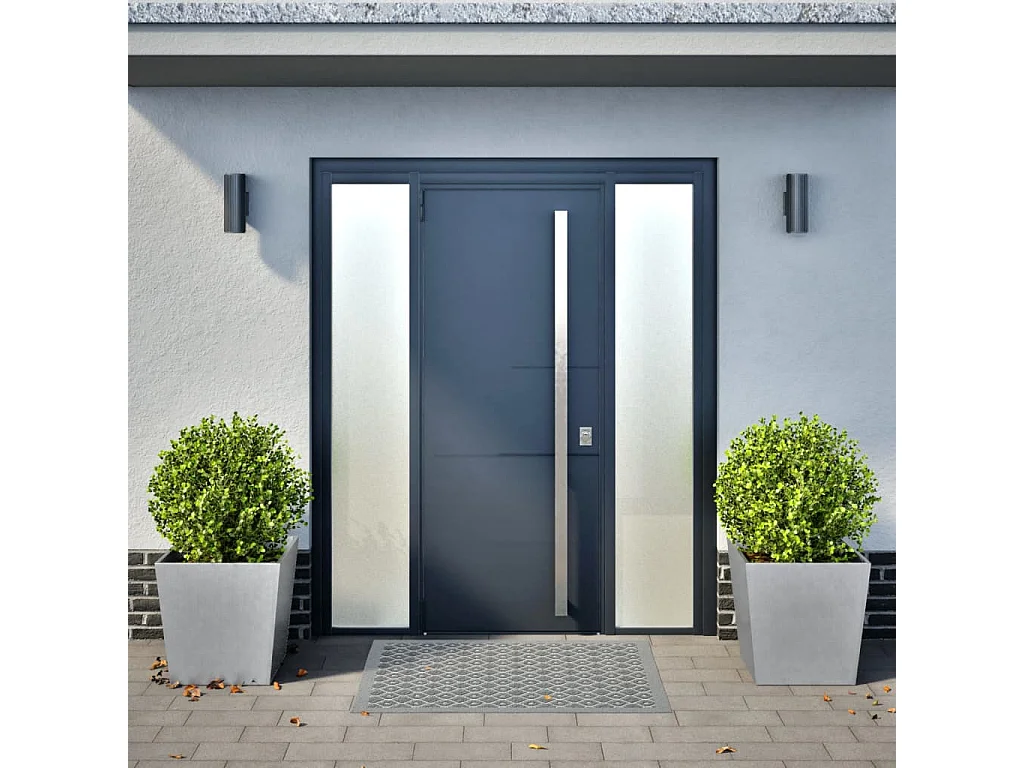 Jardinières 2 pcs 50x50x50 cm acier galvanisé