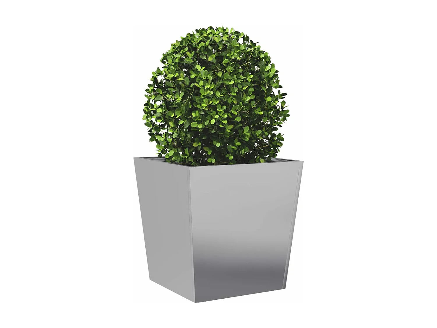 Jardinières 2 pcs 50x50x50 cm acier galvanisé