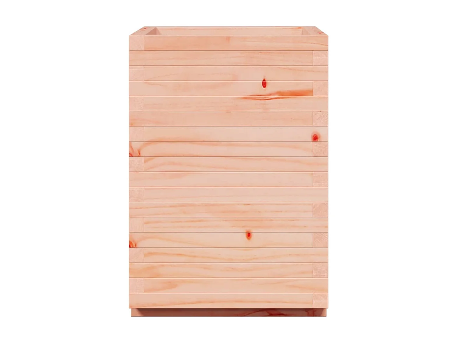 Jardinera madera maciza de abeto Douglas 50x50x72,5 cm