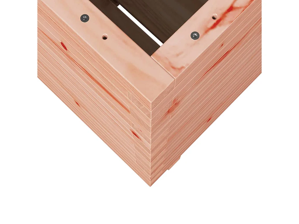 Jardinera madera maciza de abeto Douglas 50x50x72,5 cm