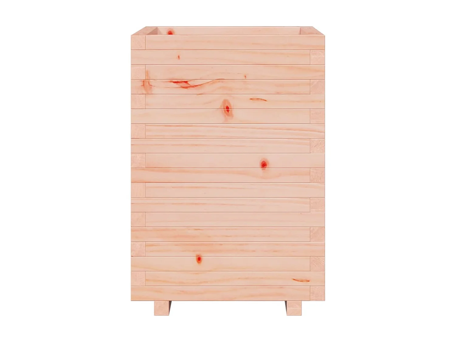 Fioriera da Giardino 50x50x72,5 cm in Legno Massello di Douglas