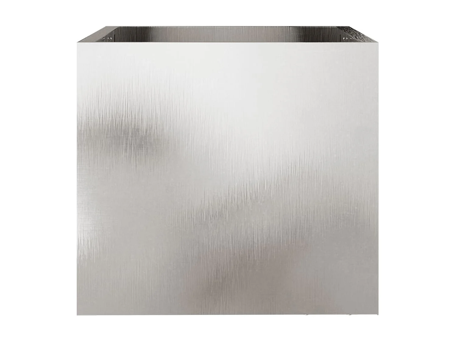 Fioriera Argento 32x30x29 cm in Acciaio Inox