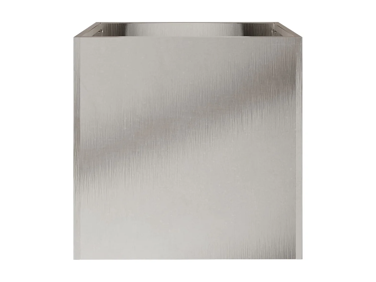 Fioriera Argento 32x30x29 cm in Acciaio Inox