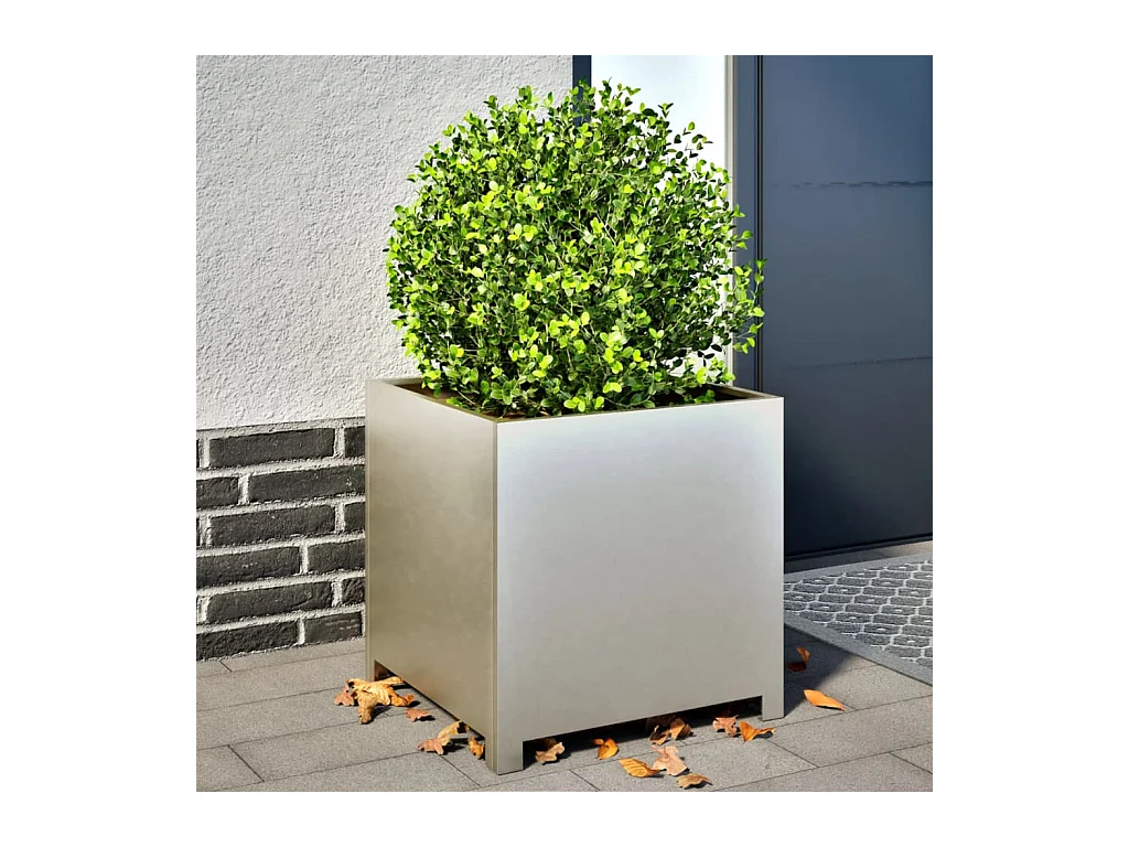 Plantenbak 50x50x50 cm roestvrij staal