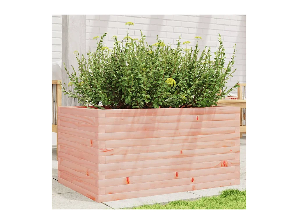 Jardinière 90x60x45,5 cm bois massif de douglas