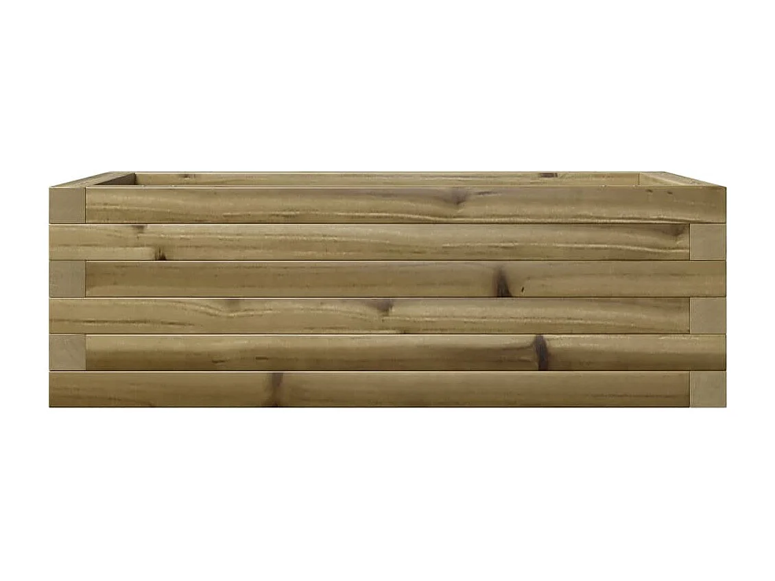 Jardinière 70x40x23 cm bois de pin imprégné