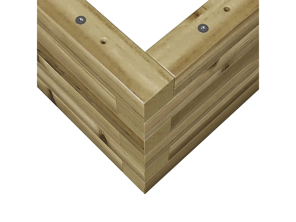 Jardinière 70x40x23 cm bois de pin imprégné