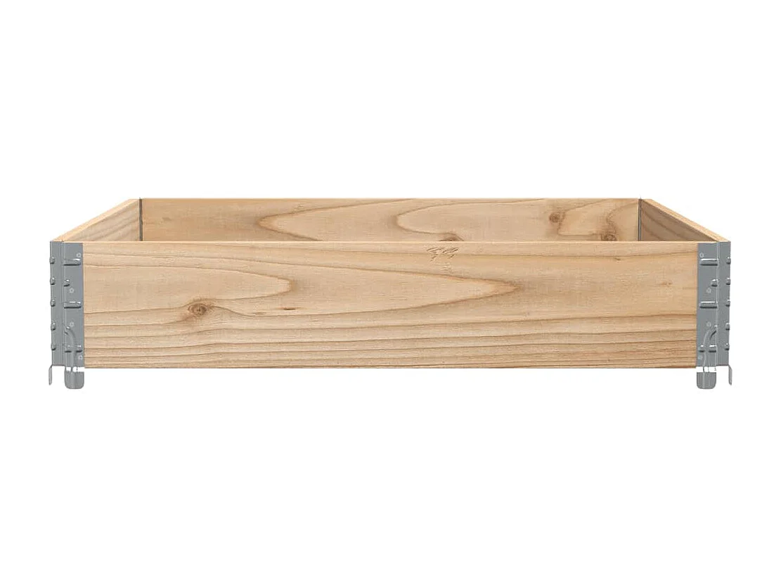 Jardinière 100x100 cm bois de pin massif