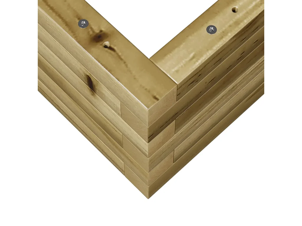 Jardinière 110x60x23 cm bois de pin imprégné