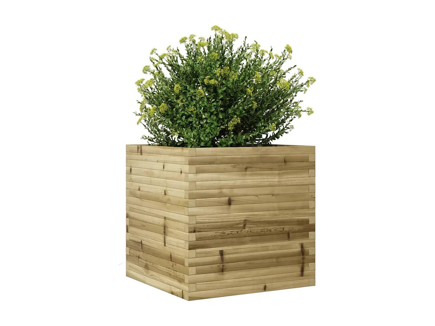 Jardinière 70x70x68,5 cm bois de pin imprégné