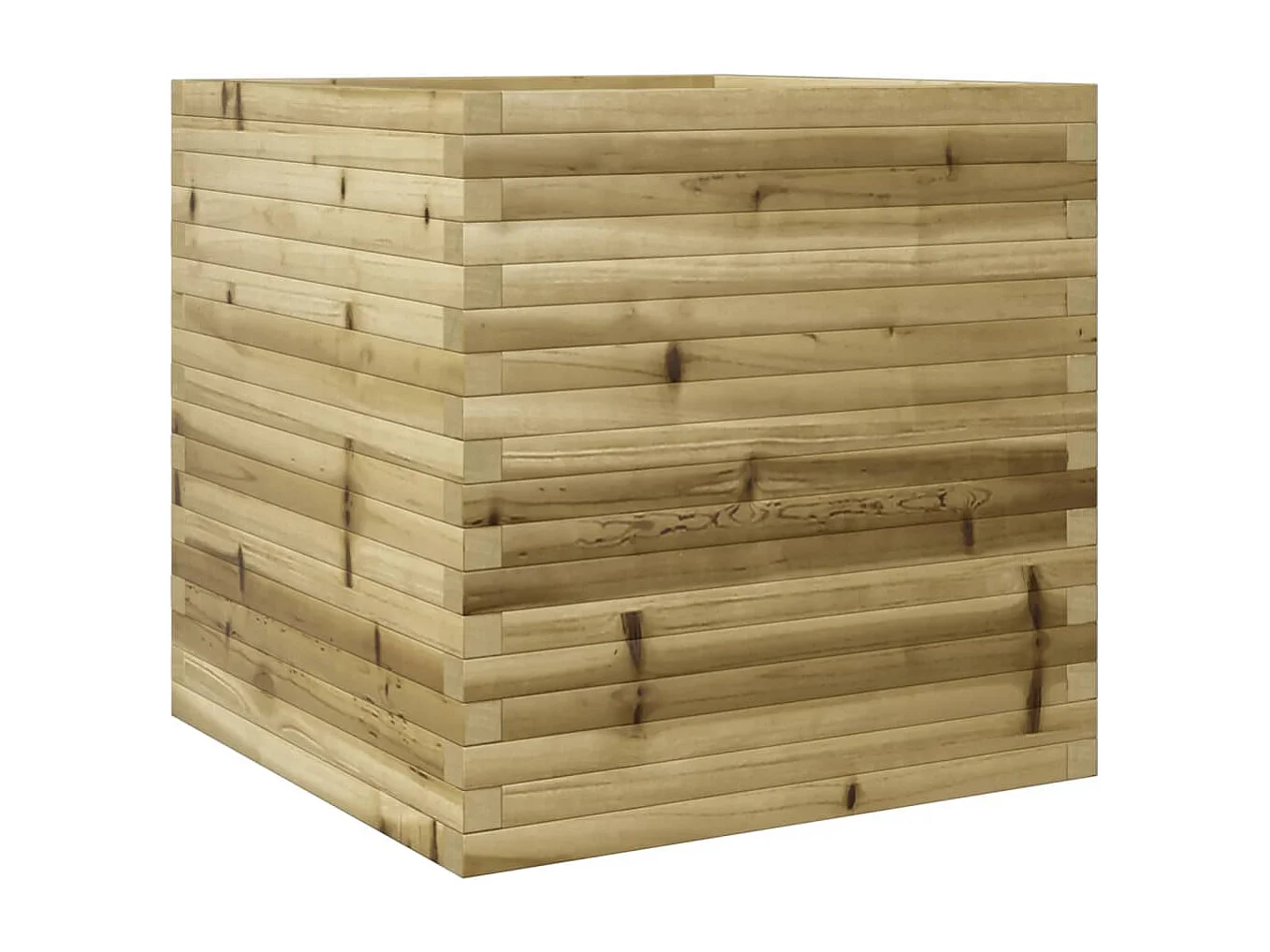 Jardinière 70x70x68,5 cm bois de pin imprégné