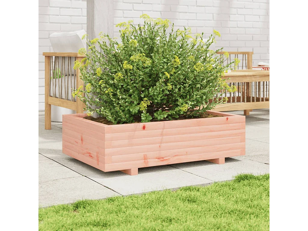 Jardinière 90x60x26,5 cm bois massif de douglas