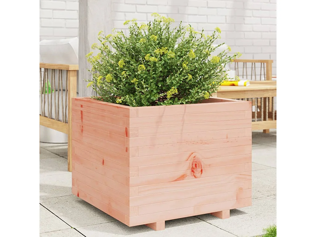 Pflanzkübel 60x60x49,5 cm Massivholz Douglasie