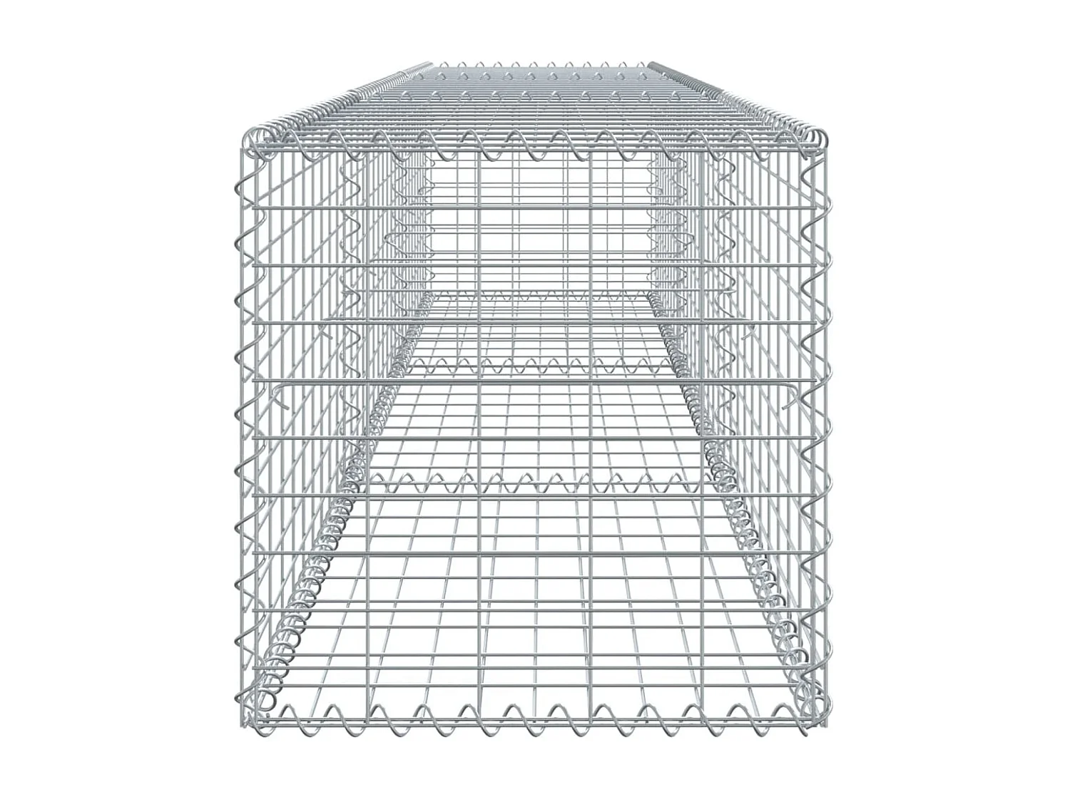 Panier gabion avec couvercle 300x50x50 cm fer galvanisé