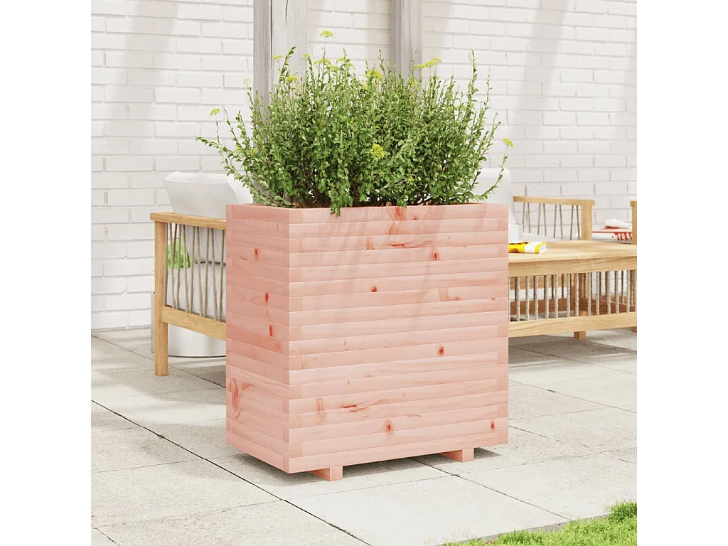 Fioriera da Giardino 70x40x72 cm in Legno Massello di Douglas