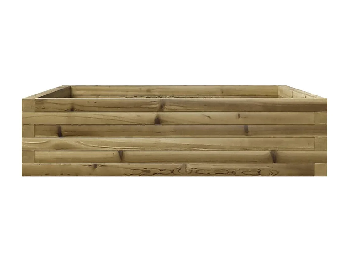 Fioriera da Giardino 90x90x23 cm in Legno di Pino Impregnato