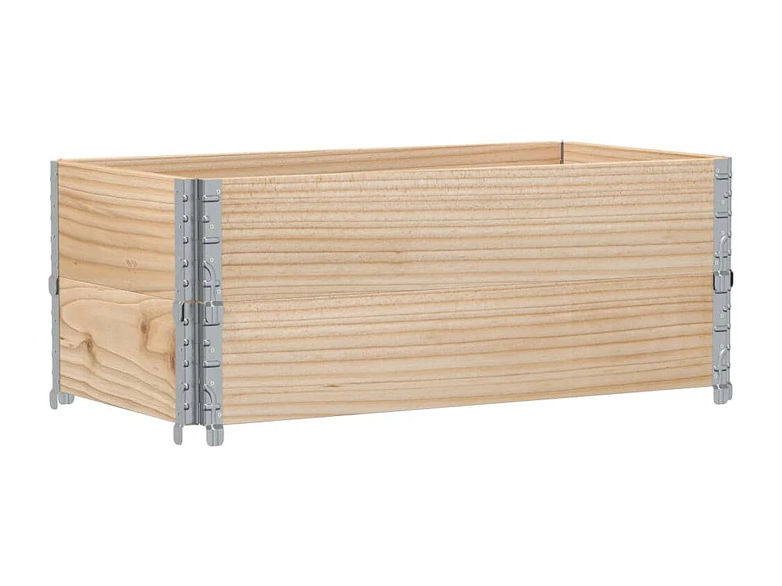 Jardinière 100x50 cm bois de pin massif