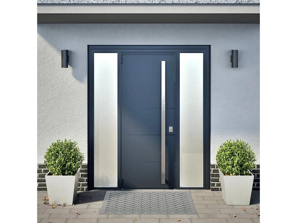 Fioriere da Giardino 2 pz 40x40x40 cm in Acciaio Inox