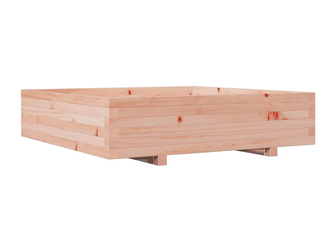 Pflanzkübel 100x100x26,5 cm Massivholz Douglasie