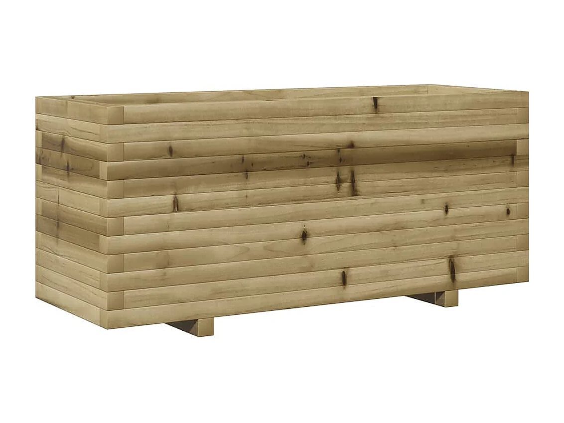 Jardinière 110x40x49,5 cm bois de pin imprégné